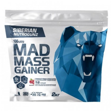 Mad Mass Gainer (сложный гейнер) - 2000 г - Siberian Nutrogunz
